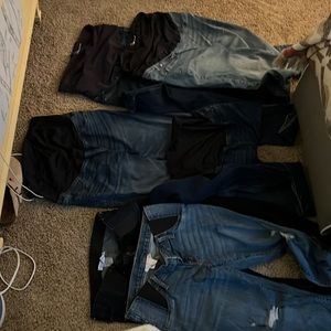 Maternity jean lot size 8, 10, and 12